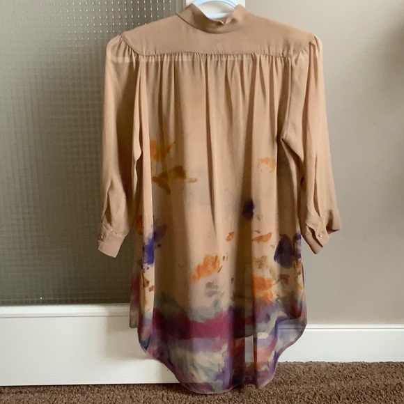 Wilfred 3/4 Sleeve Silk Blouse - Picture 2 of 2